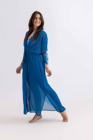Chiffon Dress - Petroleum - Libra Sport