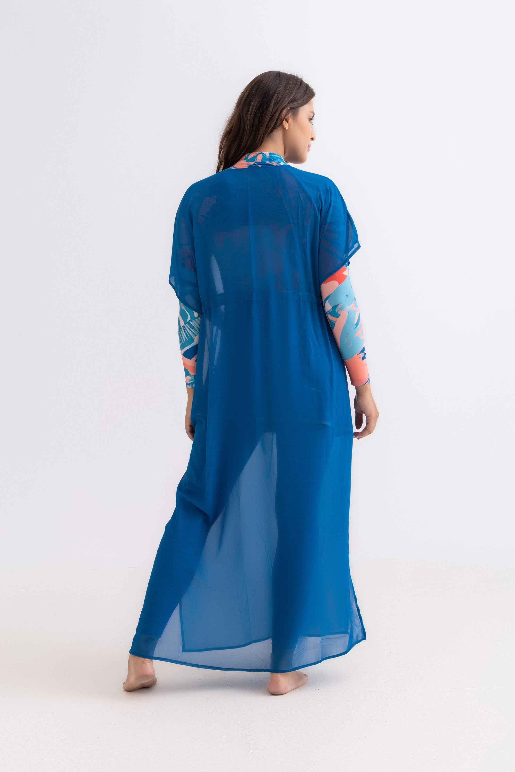 Chiffon Dress - Petroleum - Libra Sport
