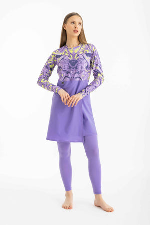 Motion Wave Swim Top - Digital Daydream - Libra Sport