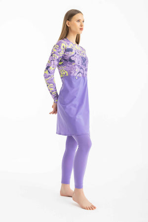 Motion Wave Swim Top - Digital Daydream - Libra Sport