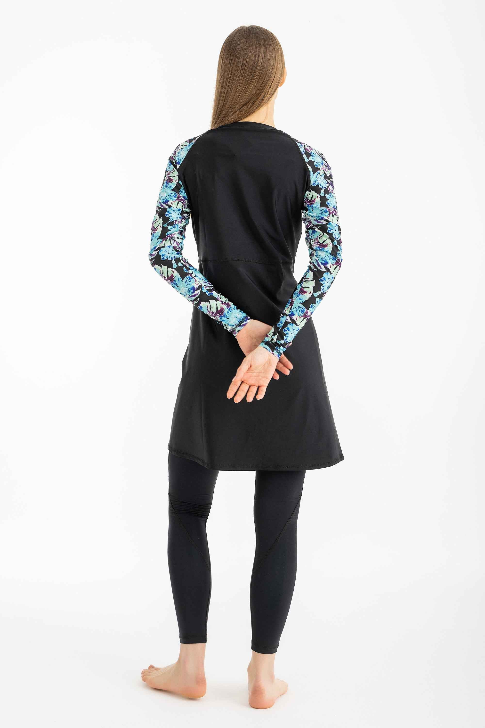 Motion Wave Swim Top - Meta Floral - Libra Sport