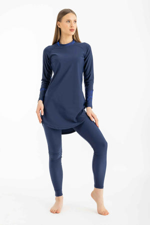 Ocean Sense Swimsuit - Midnight Blue - Libra Sport