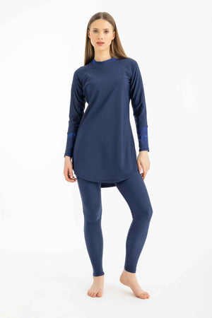 Ocean Sense Swimsuit - Midnight Blue - Libra Sport