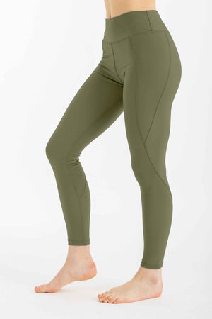 Swim Leggings -Loden Green - Libra Sport