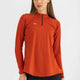 Ruffle Top - Earth Red - Libra Sport