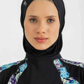 Ultra-Fit Swim Hijab - Black - Libra Sport
