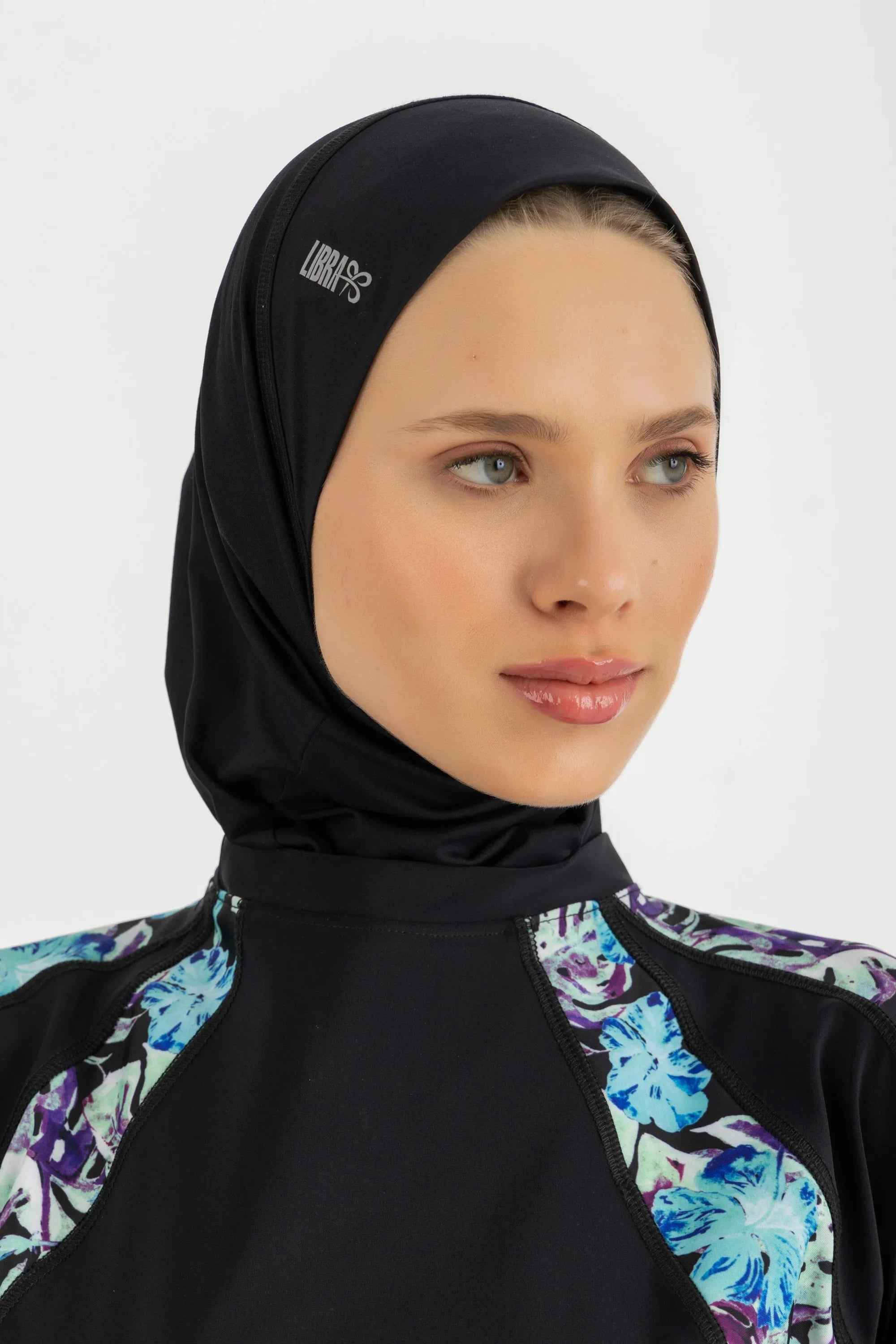 Ultra-Fit Swim Hijab - Black - Libra Sport
