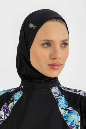 Ultra-Fit Swim Hijab - Black - Libra Sport