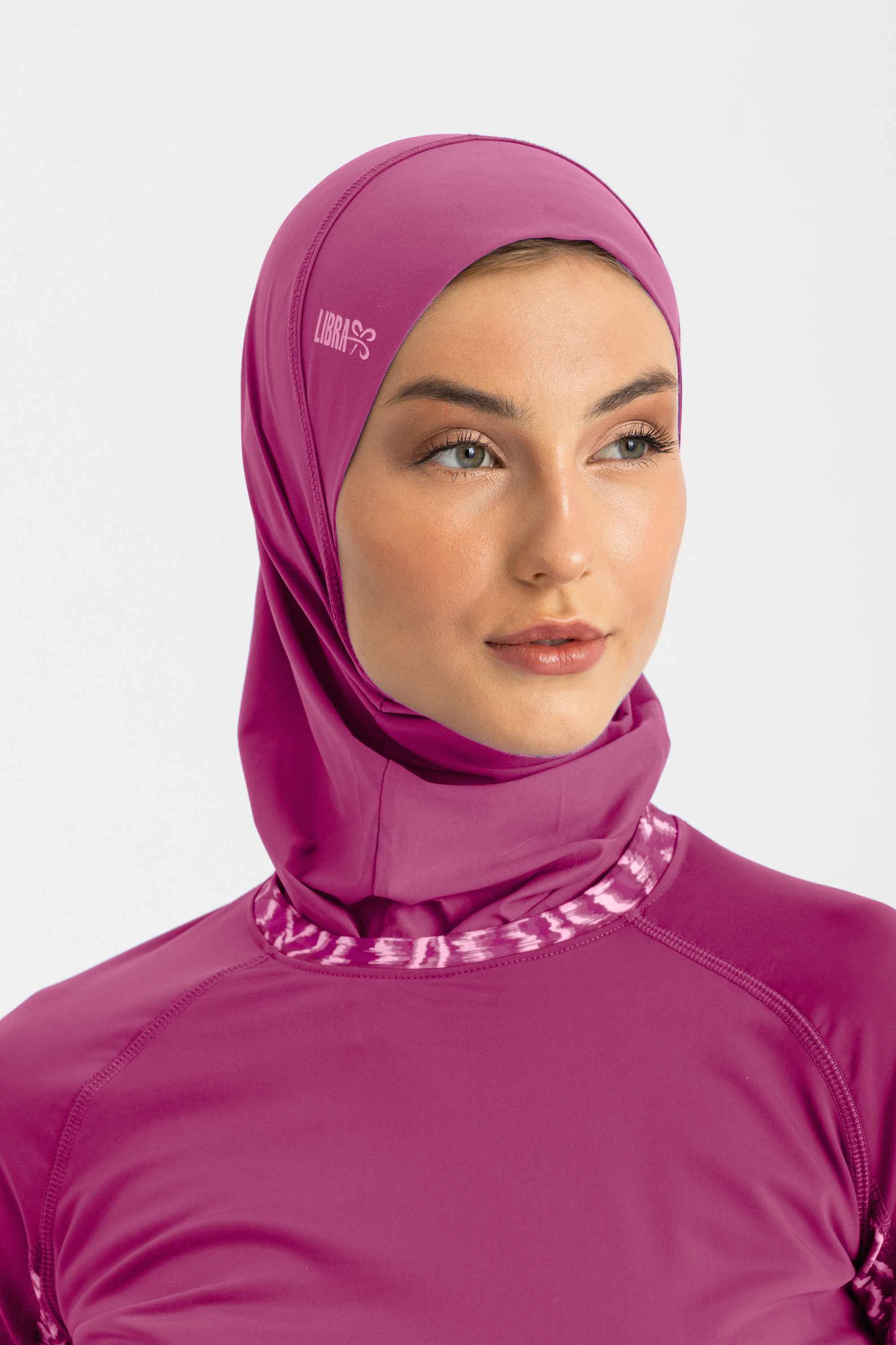 Ultra-Fit Swim Hijab - Mauve Haze - Libra Sport
