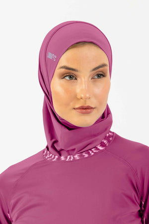 Ultra-Fit Swim Hijab - Mauve Haze - Libra Sport