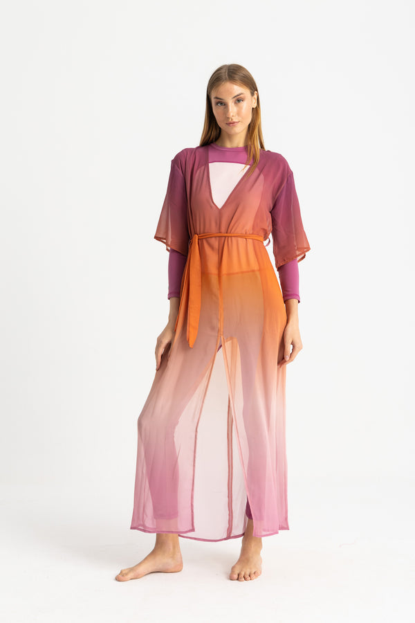 Cover Up Dress - Gradient Sunset