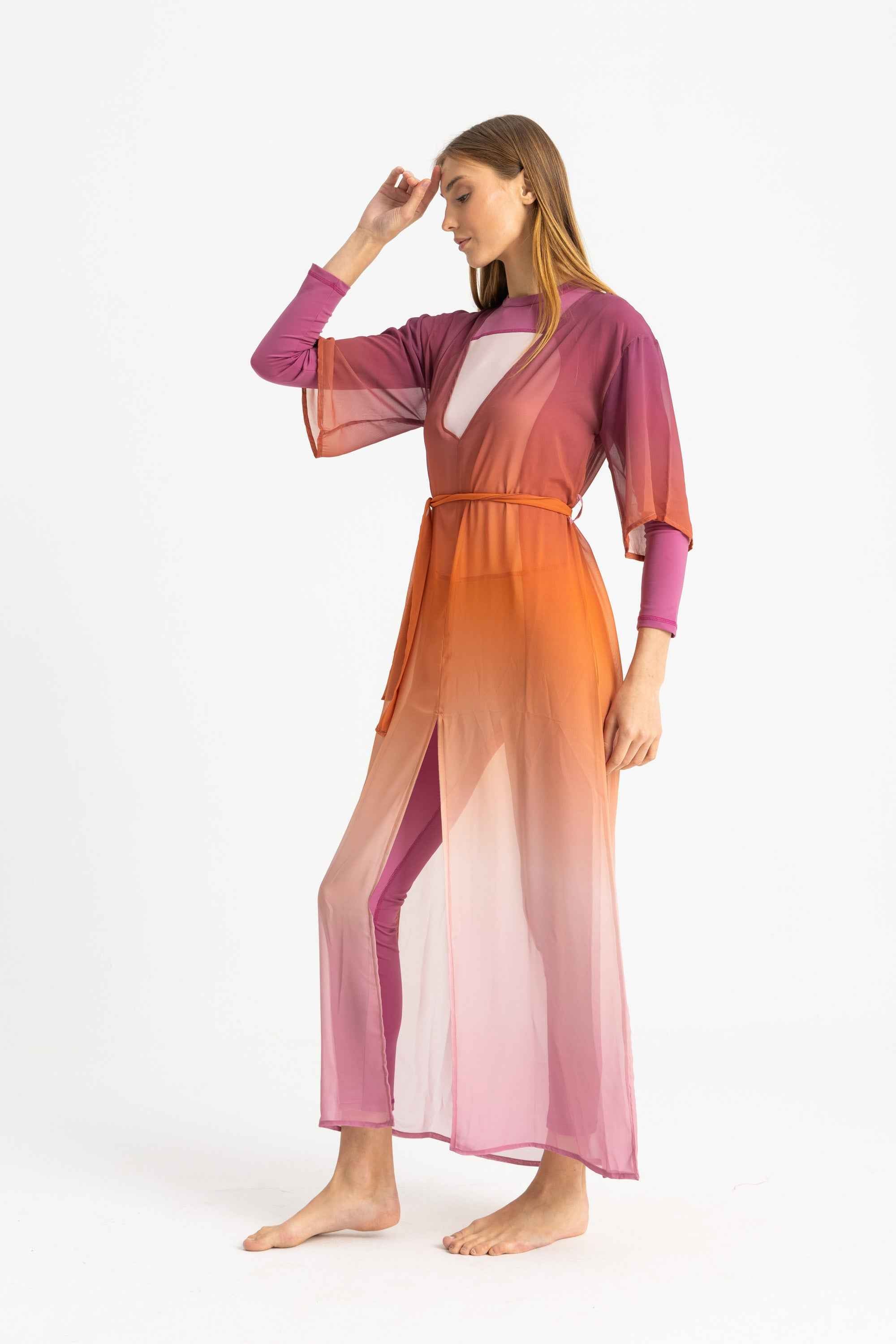 Cover Up Dress - Gradient Sunset - Libra Sport