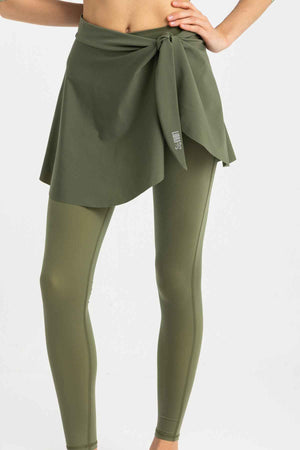 Wave Cover-Up Skirt - Loden Green - Libra Sport