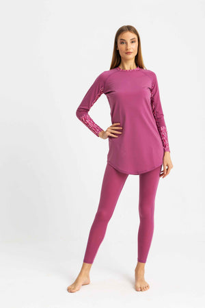Ocean Sense Swimsuit - Wild Rose - Libra Sport