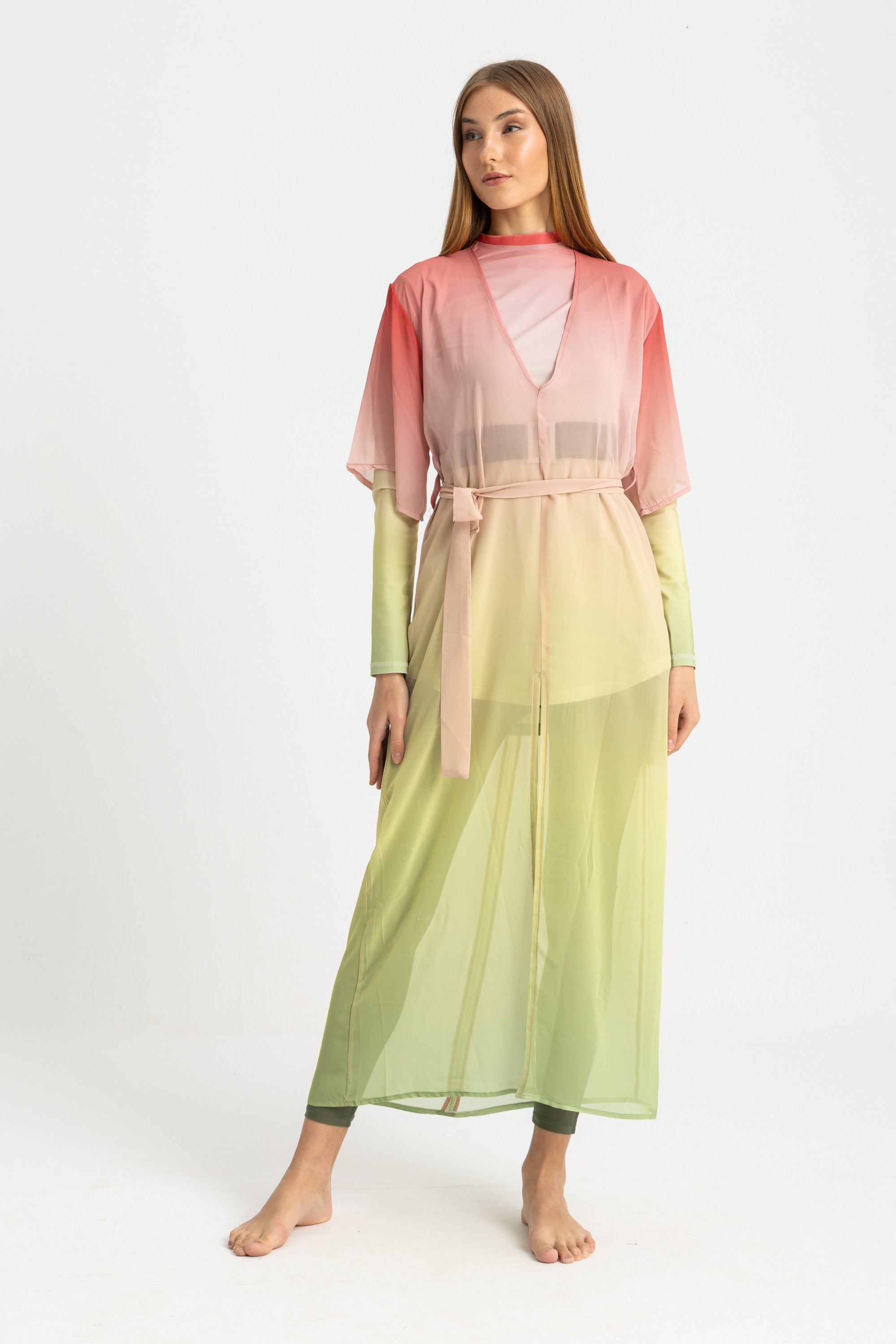 Cover Up Pants - Gradient Red