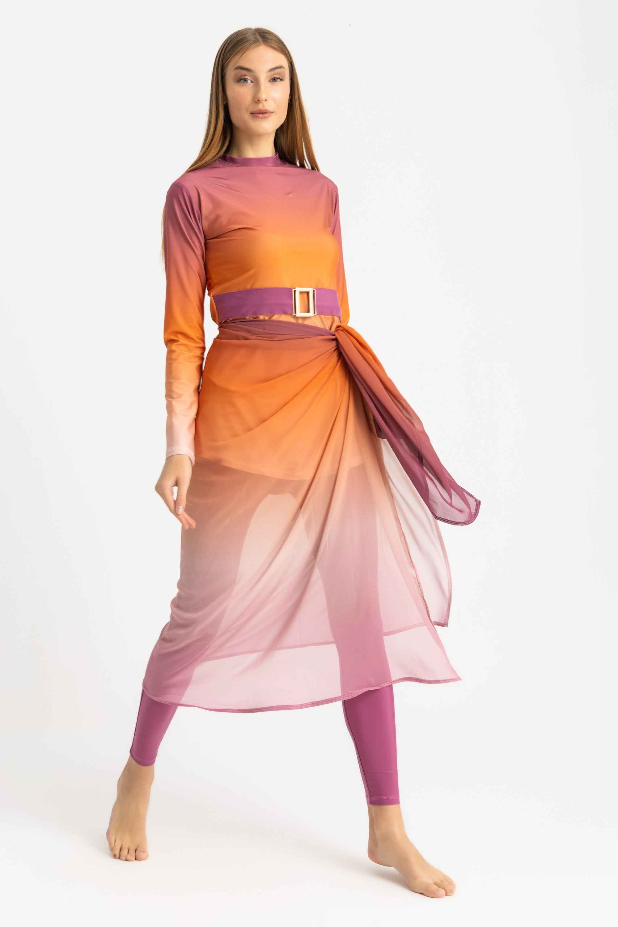 Chiffon Wrap - Gradient Sunset - Libra Sport