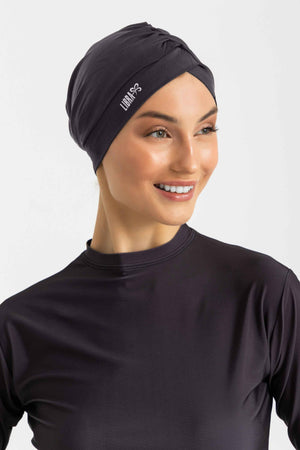Sleek Swim Turban - Silver Midnight - Libra Sport