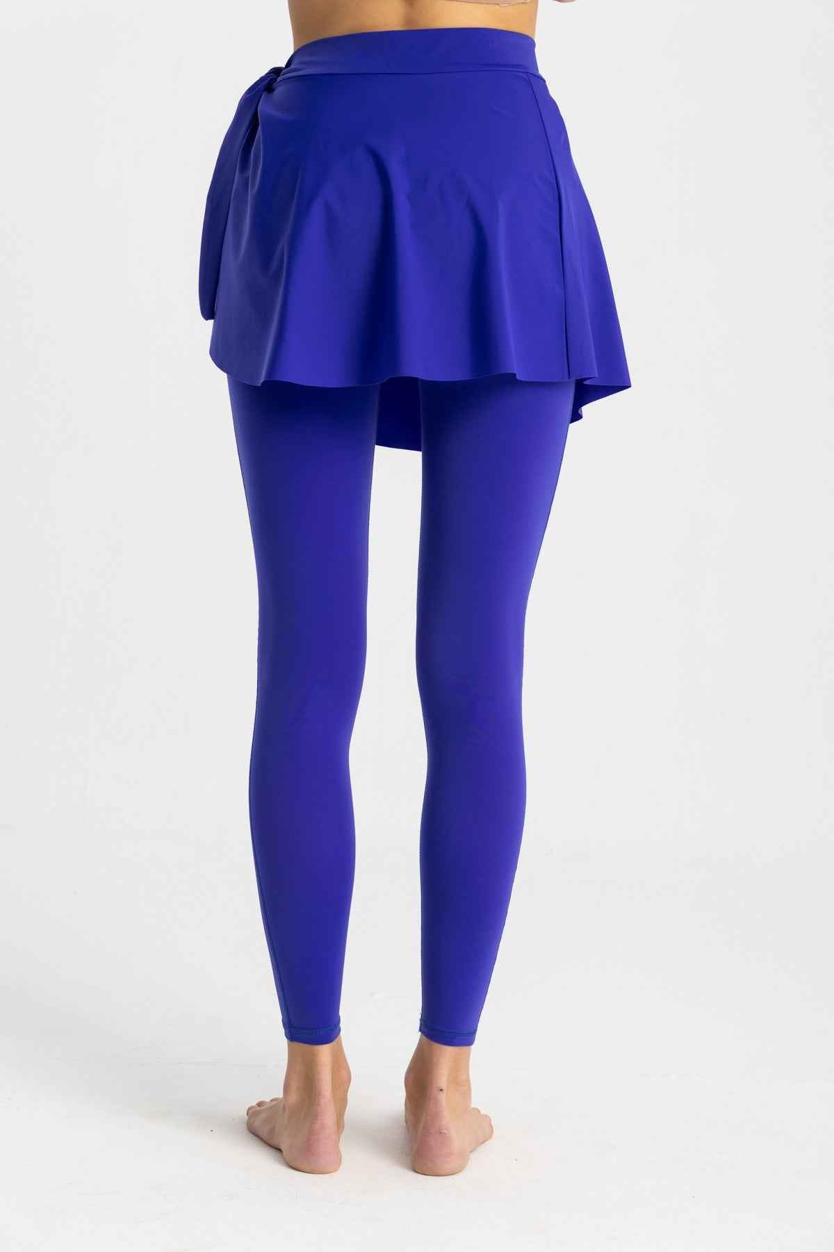 Wave Cover-Up Skirt - Stone Blue - Libra Sport
