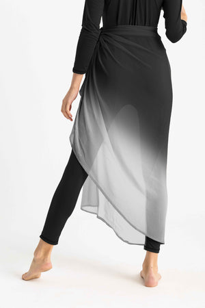 Chiffon Wrap - Gradient Black - Libra Sport