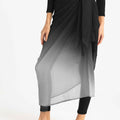 Chiffon Wrap - Gradient Black - Libra Sport