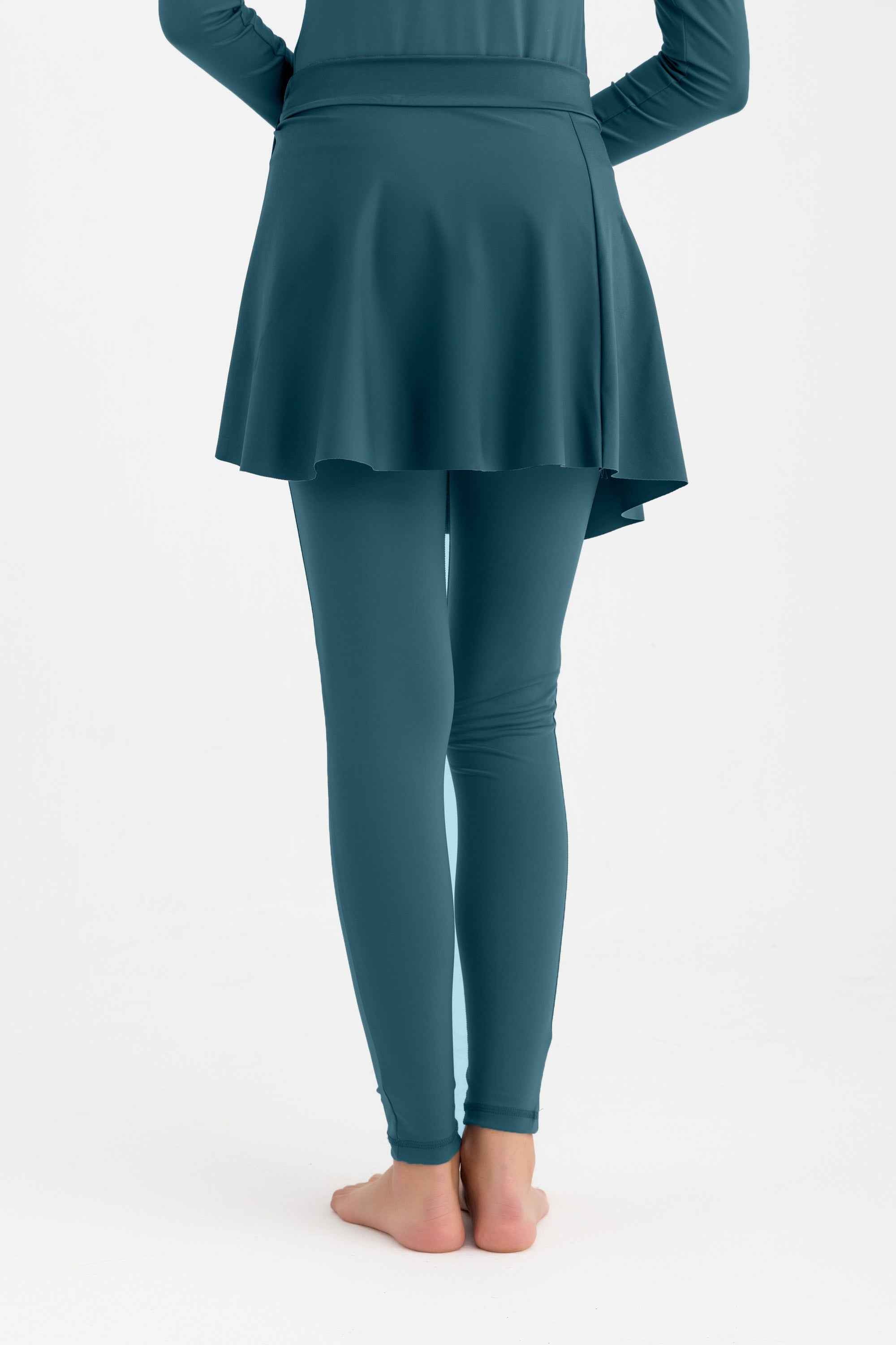 Wave Cover-Up Skirt - Deep Teal - Libra Sport