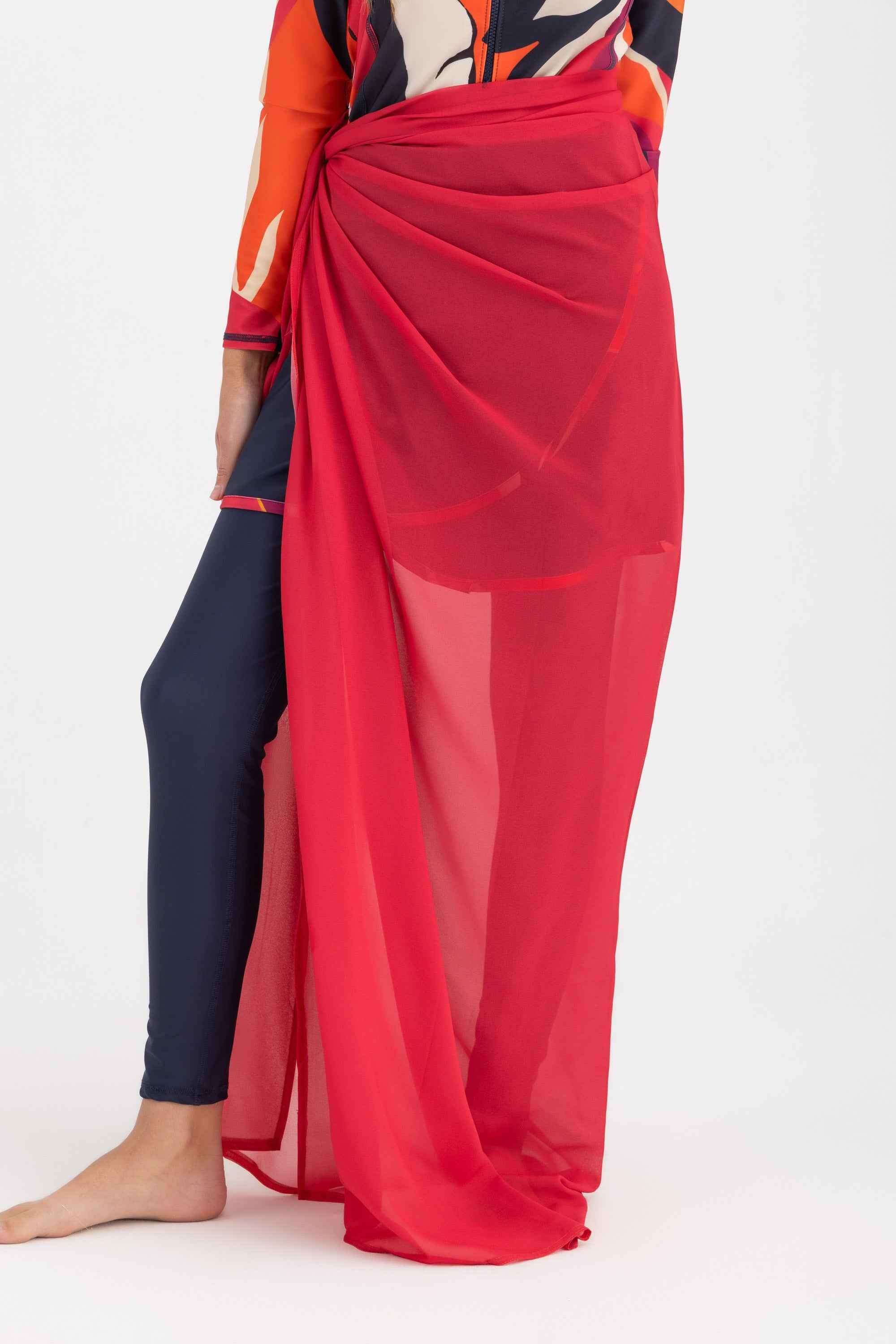 Chiffon Wrap -Fuschia - Libra Sport