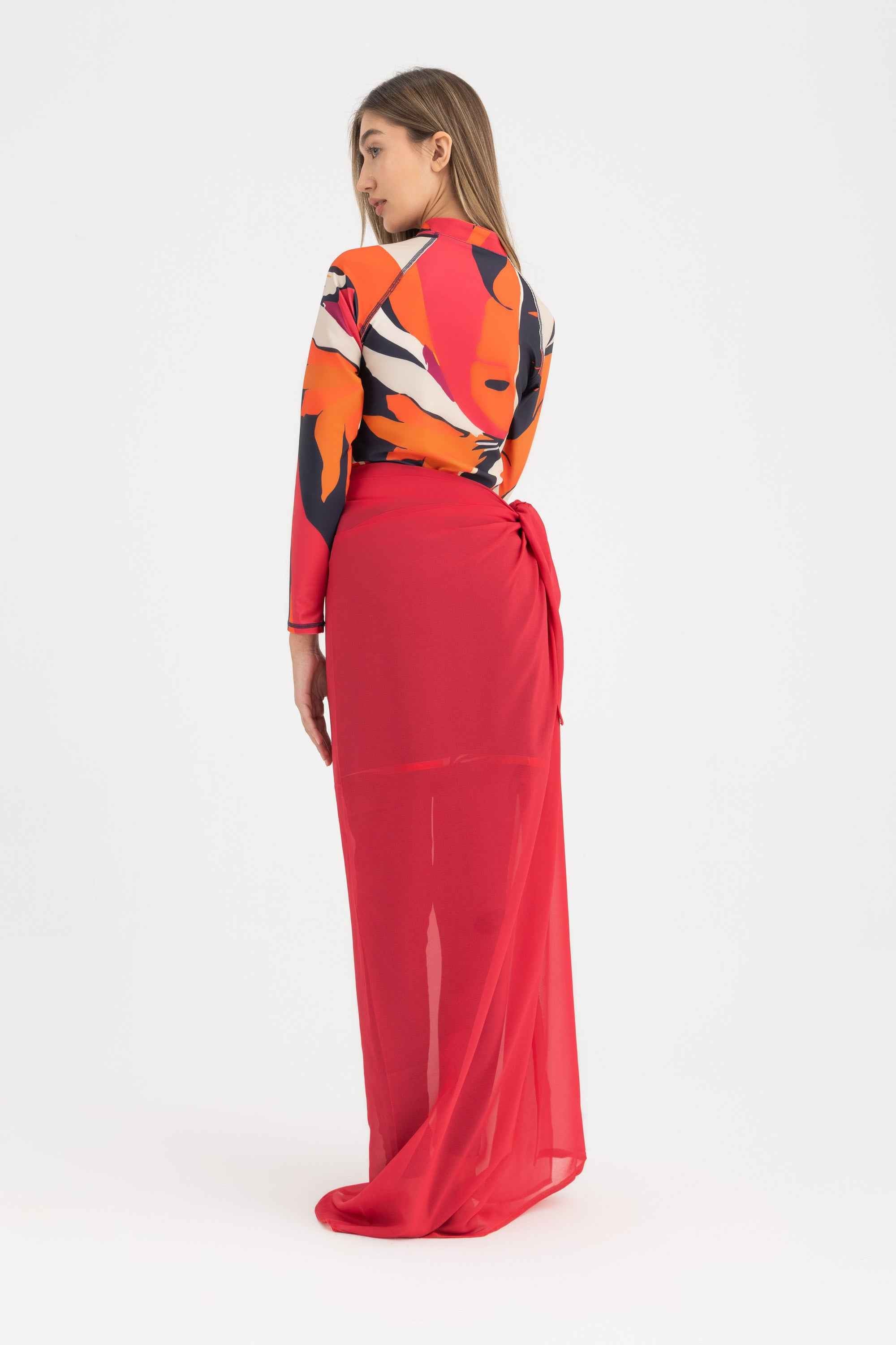 Chiffon Wrap -Fuschia - Libra Sport