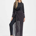 Chiffon Wrap - Black - Libra Sport