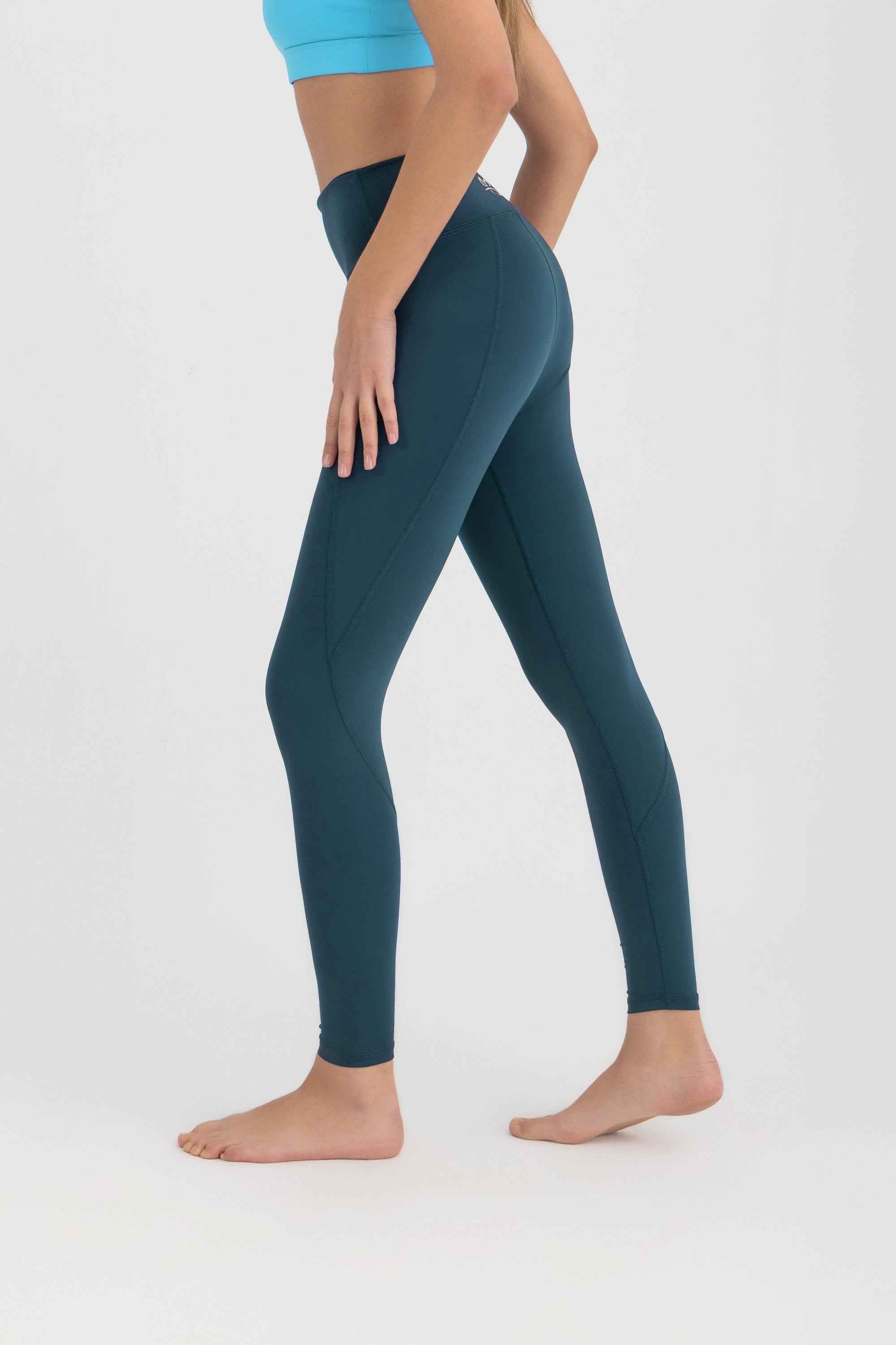 Swim Leggings -Deep Teal - Libra Sport