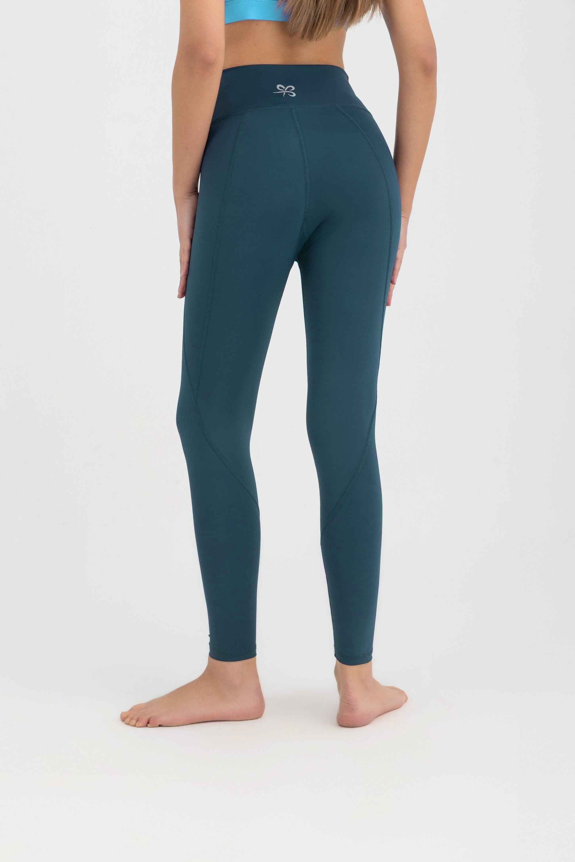 Swim Leggings -Deep Teal - Libra Sport