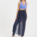لفافة شيفون - تدرج اللون الأسود