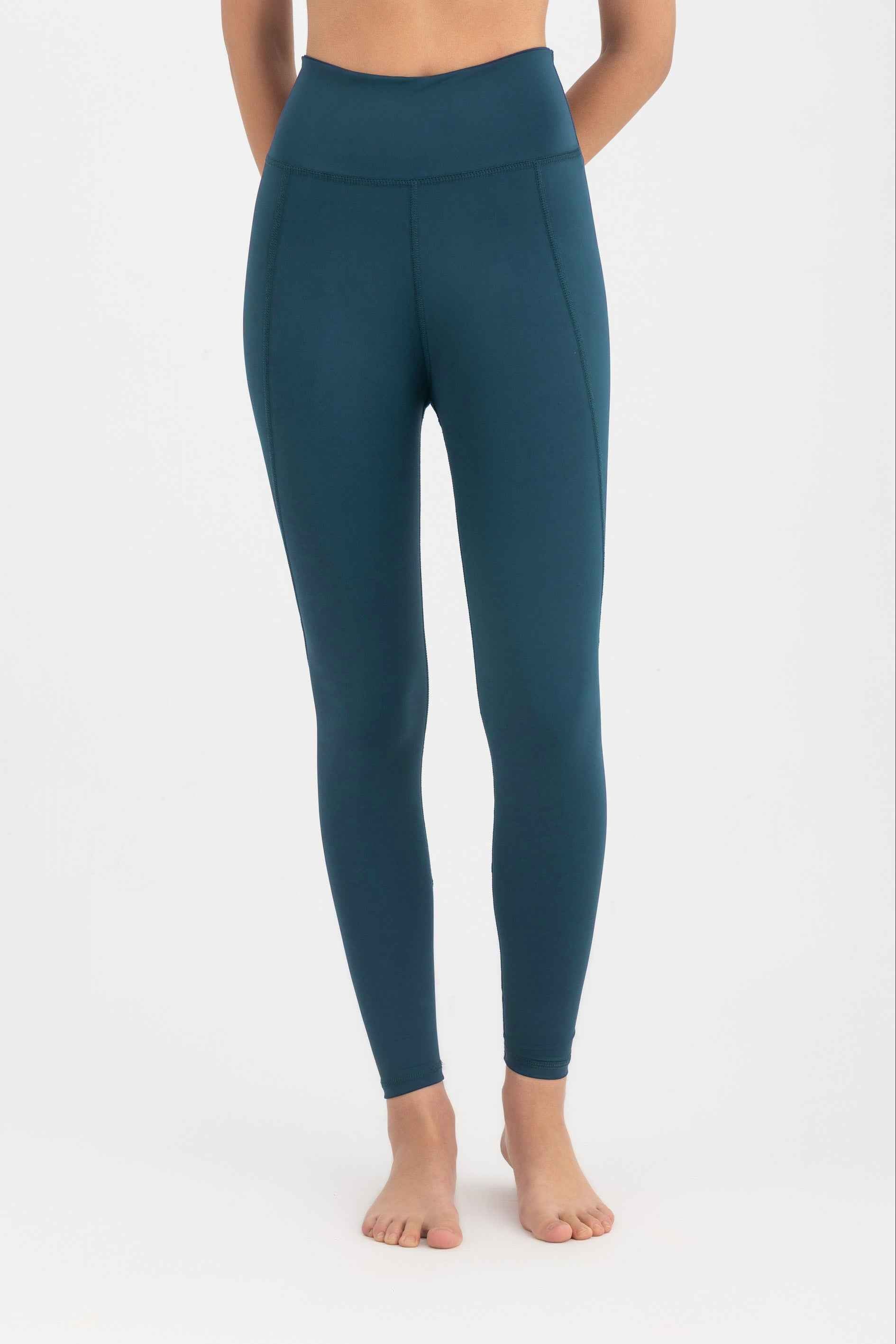 Swim Leggings -Deep Teal - Libra Sport