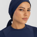 Sleek Swim Turban -  Midnight Wave