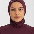 Ultra-Fit Swim Hijab - Deep Cherry