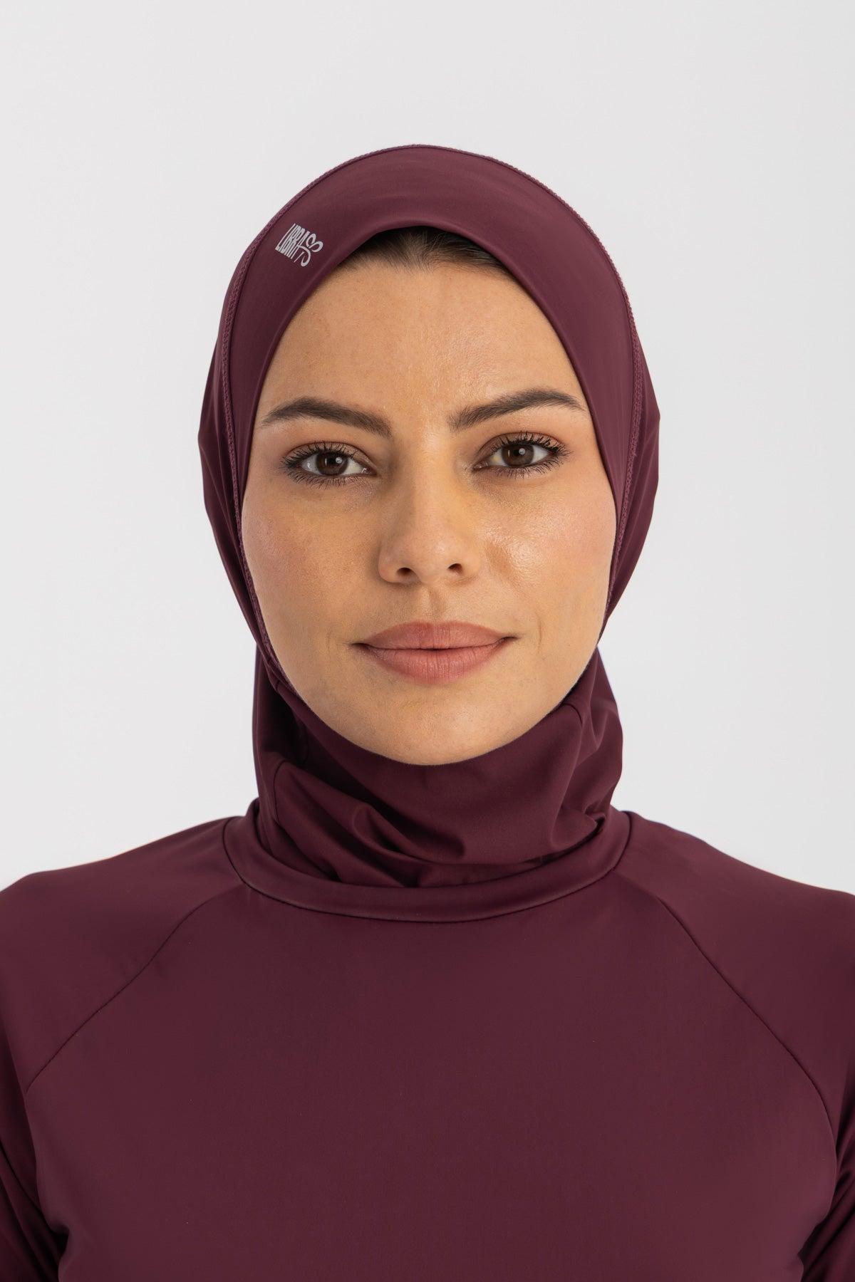 Ultra-Fit Swim Hijab - Deep Cherry