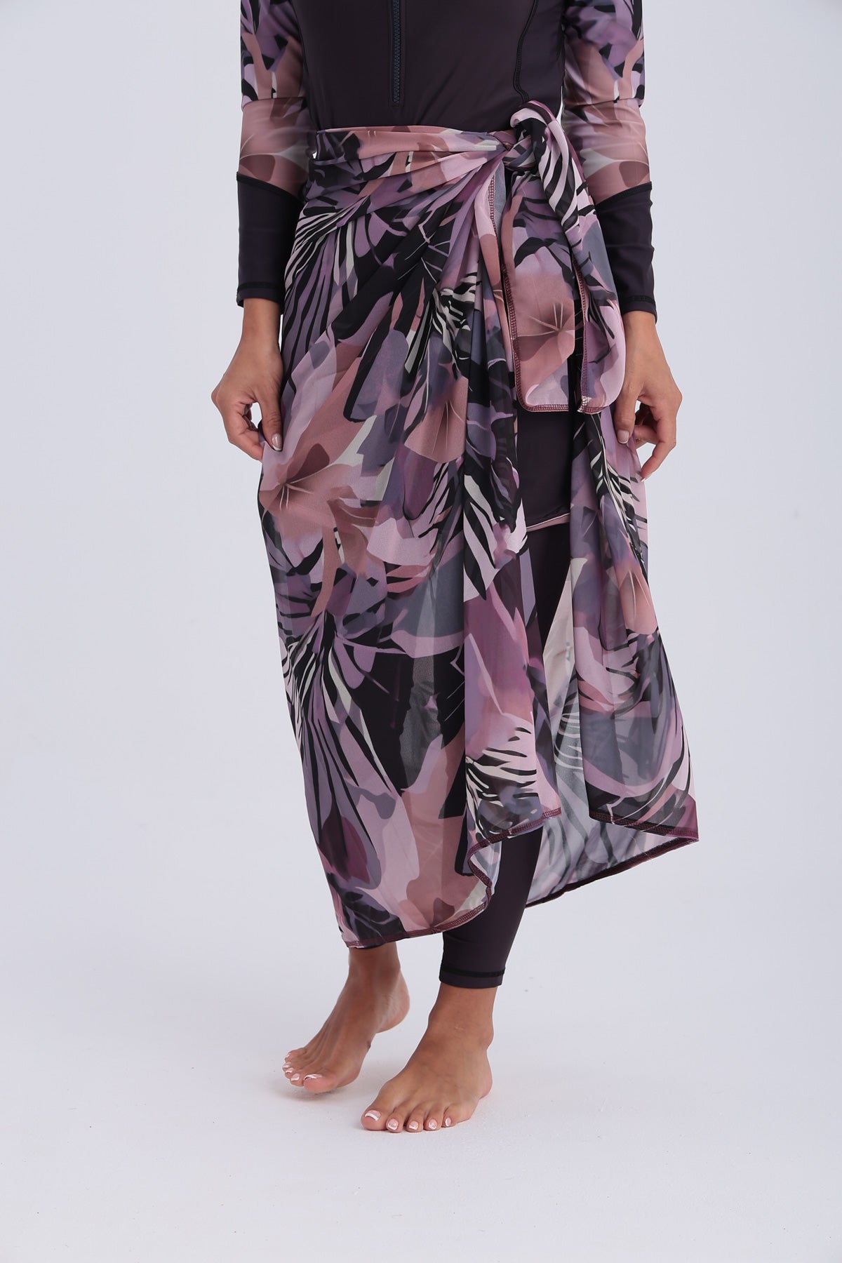 Chiffon Wrap - Purple Mulberry