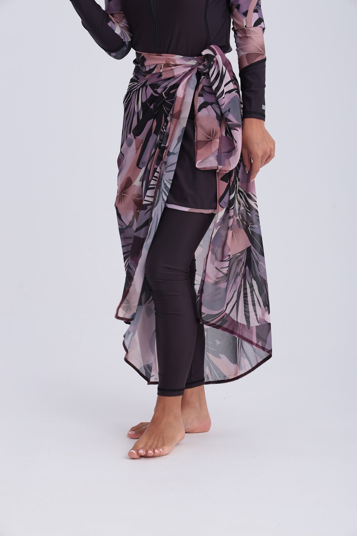 Chiffon Wrap - Purple Mulberry