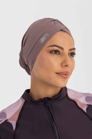 Sleek Swim Turban - Taupe