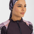 Sleek Swim Turban - Purple Mulberry