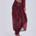 Chiffon Wrap - Deep Cherry