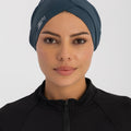 Sleek Swim Turban - Nautical Blue