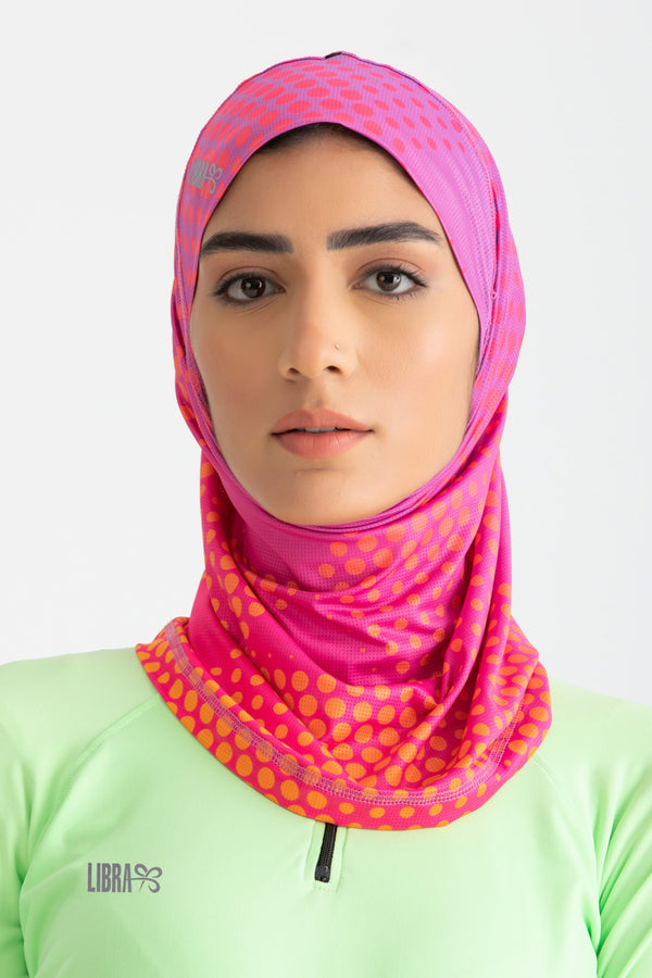 Hijab Light - Orange Graphics
