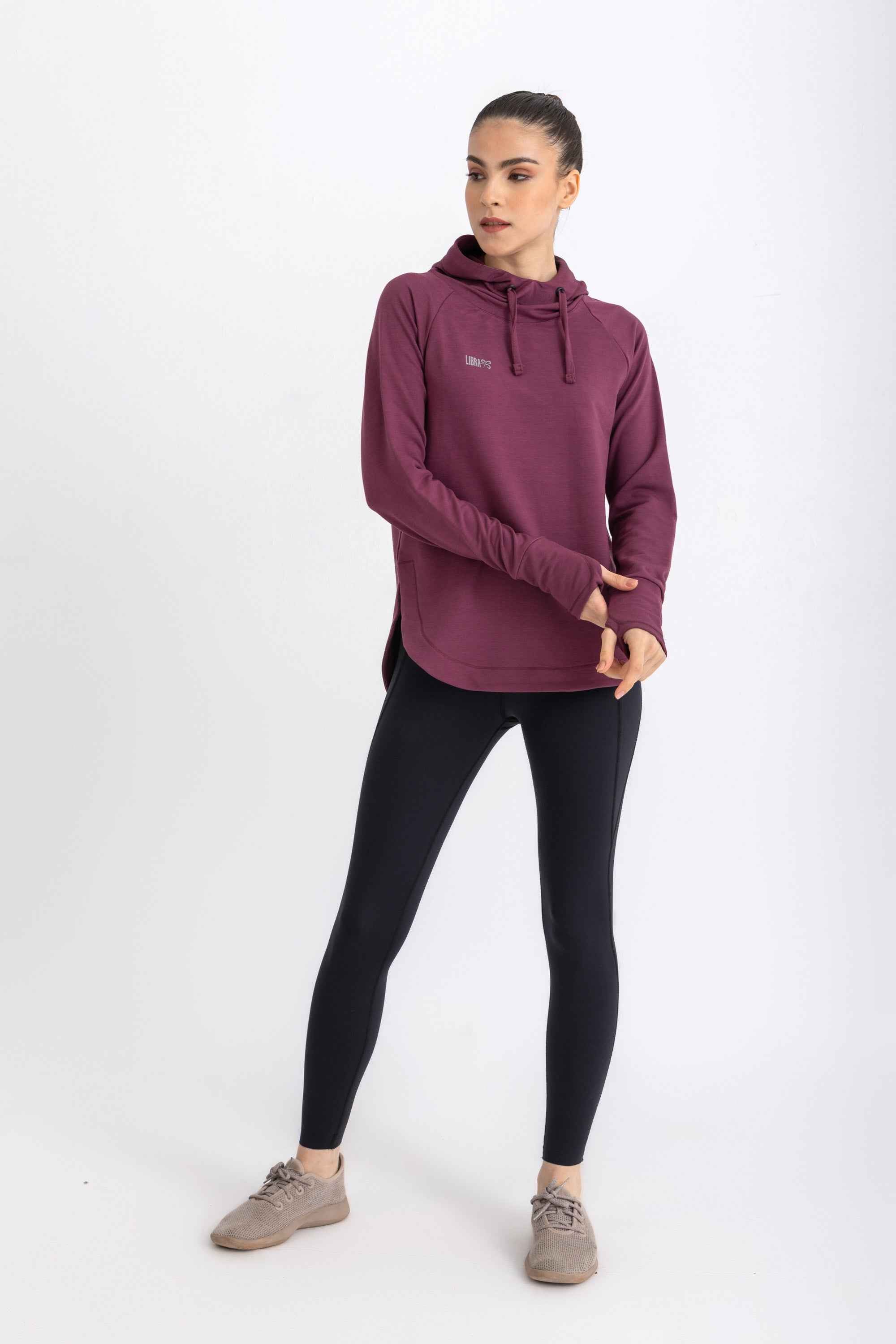 Cloud Hoodie -Crushed Violets - Libra Sport