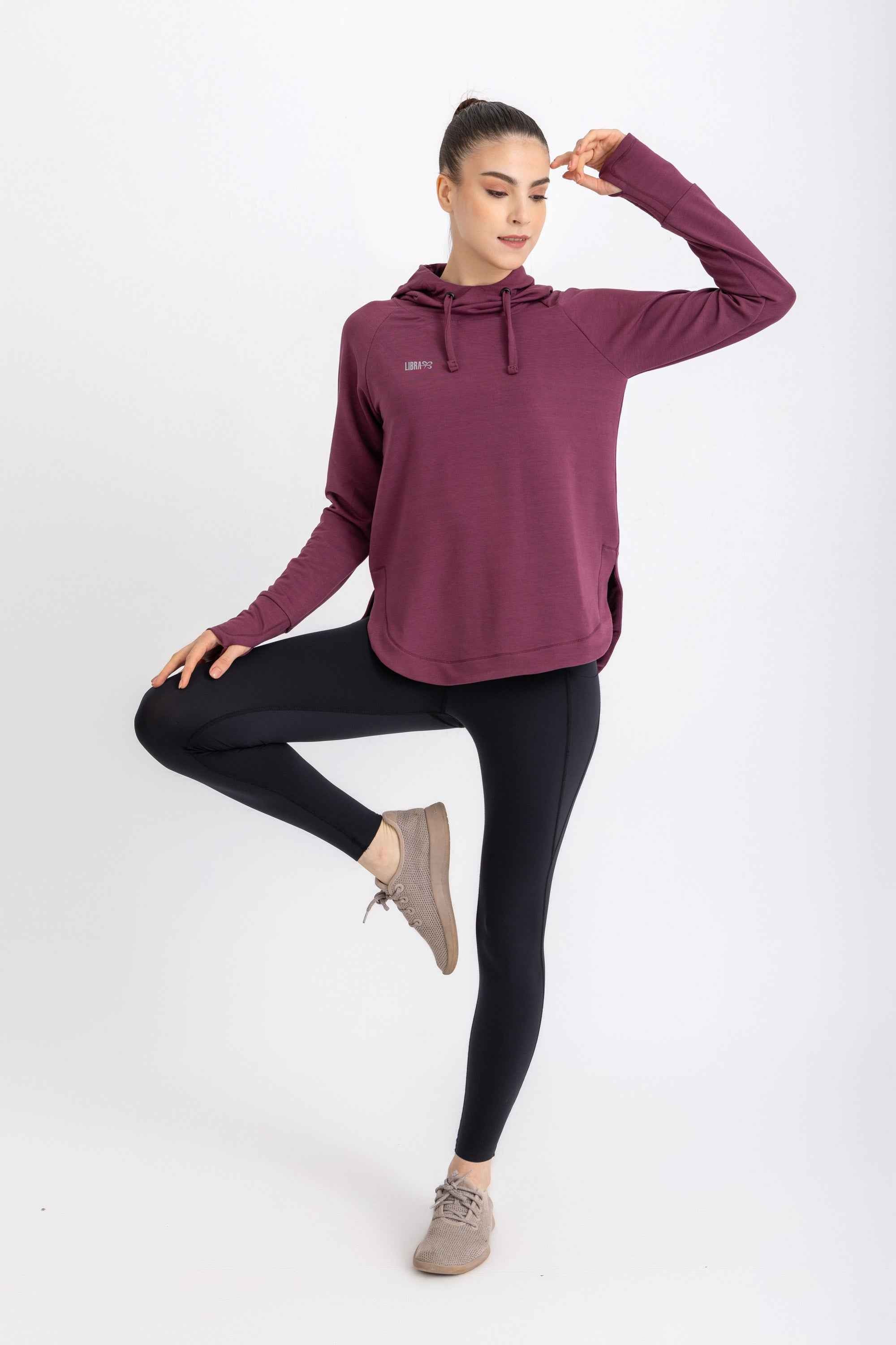 Cloud Hoodie -Crushed Violets - Libra Sport