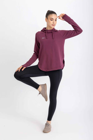 Cloud Hoodie -Crushed Violets - Libra Sport