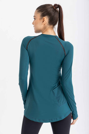 Performance Long sleeve Top - Atlantic Deep - Libra Sport