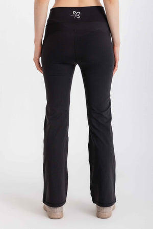 V-Flare Leggings -Black - Libra Sport