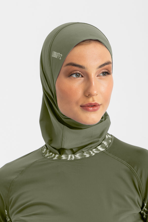 Ultra-Fit Swim Hijab -Loden Green
