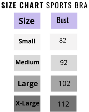Heather Sports Bra -Vintage Violet - Libra Sport