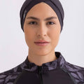 Sleek Swim Turban - Metallic Black - Libra Sport